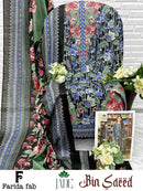 Farida Fab Jade Bin Saeed Premium Cotton Digital Printed Suit Set