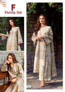Farida Fab Mau Premium Cotton Digital Print Salwar Suit