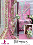 Farida Fab Mushq Premium Cotton Digital Printed Pakistani Suit