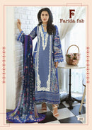Farida Fab Mushq Premium Cotton Digital Printed Pakistani Suit