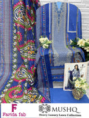 Farida Fab Mushq Premium Cotton Digital Printed Pakistani Suit