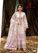 Farida Fab Queens Court Cotton Digital Print Salwar Suits
