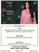 Ganga Amary 4870 Designer Look Cotton Satin Traditional Suit