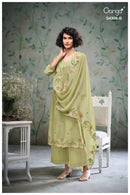 Ganga Aviya 4308 Premium Silk Embroidered Designer Suits