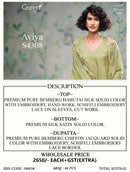 Ganga Aviya 4308 Premium Silk Embroidered Designer Suits