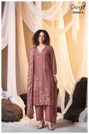 Ganga Brunella 5364 Elegant Wool Pashmina Designer Ethnic Suit
