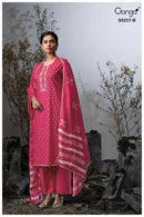 Ganga Cazzie 5237 Designer Cotton Digital Printed Embroidered Work Suit