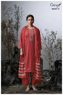 Ganga Cazzie 5237 Designer Cotton Digital Printed Embroidered Work Suit