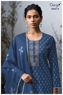 Ganga Cazzie 5237 Designer Cotton Digital Printed Embroidered Work Suit