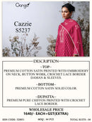 Ganga Cazzie 5237 Designer Cotton Digital Printed Embroidered Work Suit