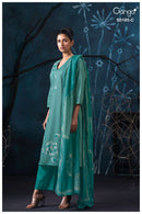 Ganga Daanya 5185 Designer Cotton Print Suit Embroidery Work Suit