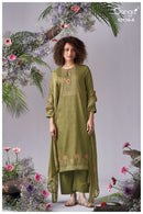 Ganga Elisia 5116 Designer Satin Cotton Embroidered Traditional Suit