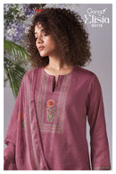 Ganga Elisia 5116 Designer Satin Cotton Embroidered Traditional Suit