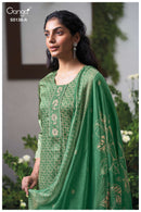 Ganga Elnaaz 5138 Cotton Satin Printed Embroidery Work Suit