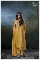 Ganga Ezria 5056 Premium Cotton Satin Printed Designer Suit