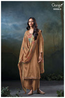 Ganga Ezria 5056 Premium Cotton Satin Printed Designer Suit