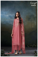Ganga Givanna Vol 5086 Premium Silk Printed Suit Embroidery Work Suits