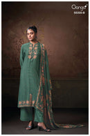 Ganga Iryesa 5355 Wool Pashmina Printed Embroidered Suit