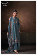 Ganga Iryesa 5355 Wool Pashmina Printed Embroidered Suit