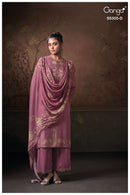 Ganga Iryesa 5355 Wool Pashmina Printed Embroidered Suit