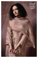 Ganga Ivella 4218 Premium Silk Jacquard Printed Suit
