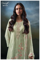 Ganga Jazel 5117 Premium Cotton Satin Printed Designer Suit