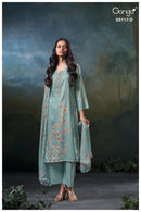 Ganga Jazel 5117 Premium Cotton Satin Printed Designer Suit