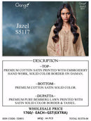 Ganga Jazel 5117 Premium Cotton Satin Printed Designer Suit