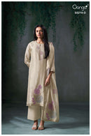 Ganga Jeeshka 5219 Premium Viscose Jacquard Embroidered Salwar Suit