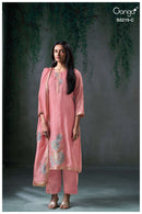 Ganga Jeeshka 5219 Premium Viscose Jacquard Embroidered Salwar Suit