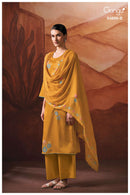 Ganga Jelyis 4886 Cotton Satin Designer Embroidery Suit