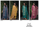 Ganga Kaelia 5139 Cotton Satin Printed Embroidered Salwar Suit