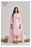 Ganga Lishka 4984 Cotton Satin Fancy Designer Work Traditional Wear Suit