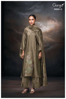 Ganga Mansie 5081 Premium Silk Jacquard Designer Suit