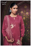 Ganga Mysha 5051 Cotton Satin Print Embroidered Designer Suit