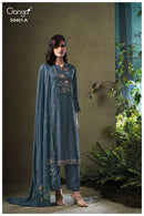 Ganga Nasreen 5451 Premium Wool Pashmina Designer Suit