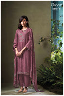 Ganga Nasreen 5451 Premium Wool Pashmina Designer Suit