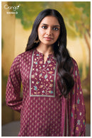 Ganga Nieveka 5092 Designer Cotton Satin Ethnic Wear Suits
