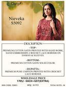 Ganga Nieveka 5092 Designer Cotton Satin Ethnic Wear Suits