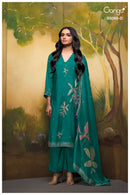 Ganga Nylah 5068 Premium Silk Printed Embroidered Designer Suit