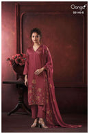 Ganga Romina 5140 Premium Satin Cotton Printed Suits