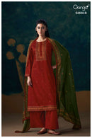 Ganga Venisha 4658 Satin Cotton Digital Print Designer Suit