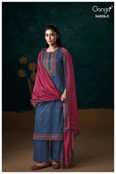 Ganga Venisha 4658 Satin Cotton Digital Print Designer Suit