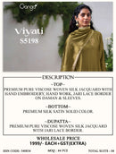 Ganga Viyati 5198 Premium Silk Jacquard Designer Suit Set