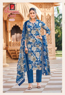 Ganpati Gopi Vol 15 Premium Cotton Print Readymade Salwar Suit