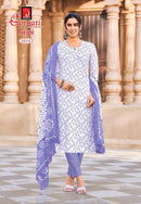 Ganpati Gopi Vol 15 Premium Cotton Print Readymade Salwar Suit