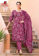 Ganpati Jaipuri Vol 18 Designer Cotton Printed Ready to Wear Suit