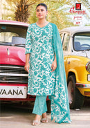 Ganpati Jaipuri Vol 18 Designer Cotton Printed Ready to Wear Suit