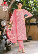 Ganpati Jaipuri Vol 18 Designer Cotton Printed Ready to Wear Suit