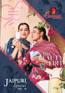 Ganpati Jaipuri Vol 18 Designer Cotton Printed Ready to Wear Suit